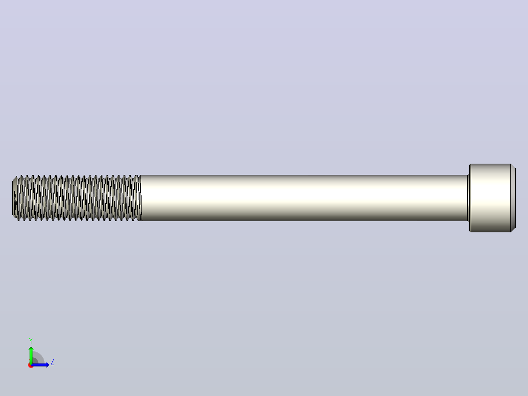 DIN_EN_ISO_4762_M16x160.ipt内六角螺钉左视图