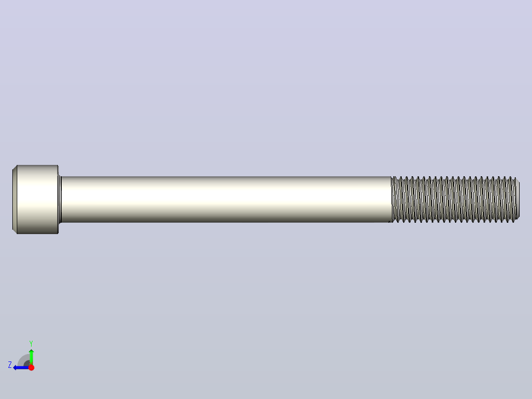 DIN_EN_ISO_4762_M16x160.ipt内六角螺钉右视图