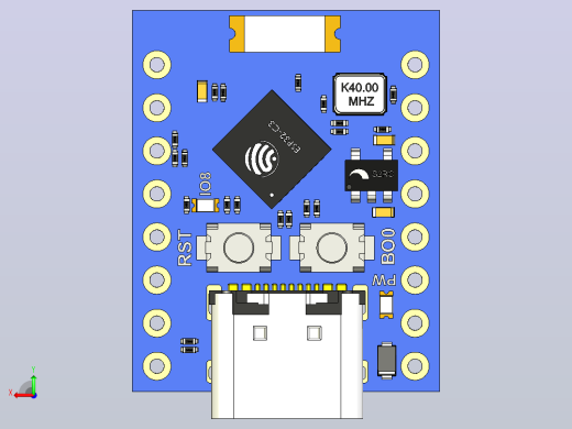 ESP32C3超级迷你开发板后视缩略图