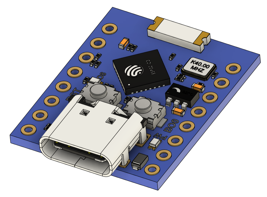 ESP32C3超级迷你开发板