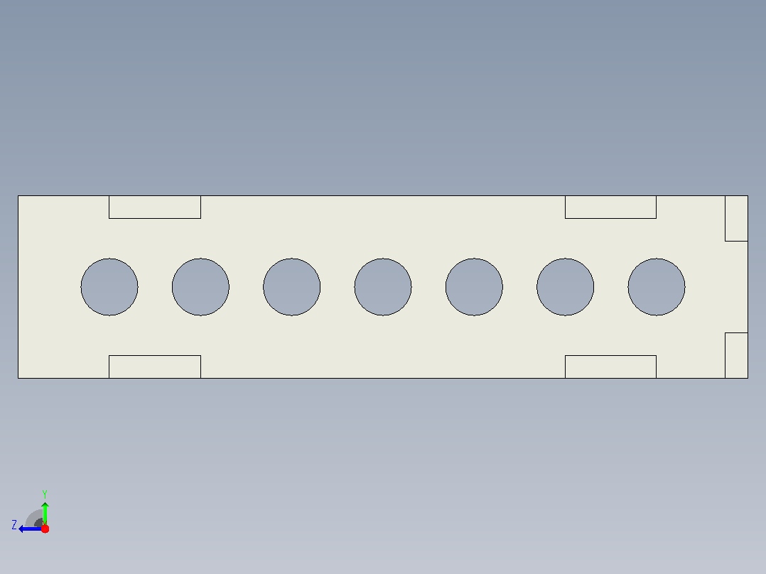 8X8X2方形夹具右视图