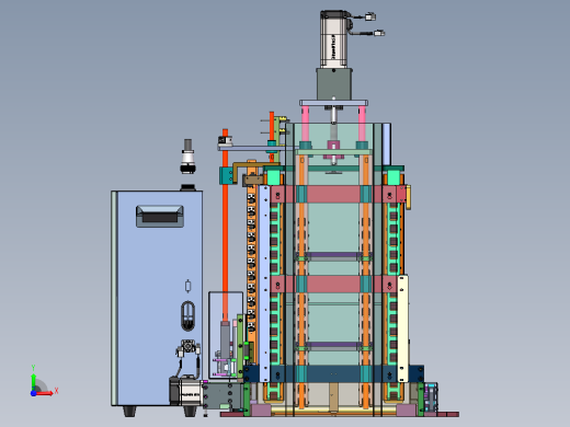 进阶提升机（半导体行业，配合RGV无人化车间作业）前视缩略图