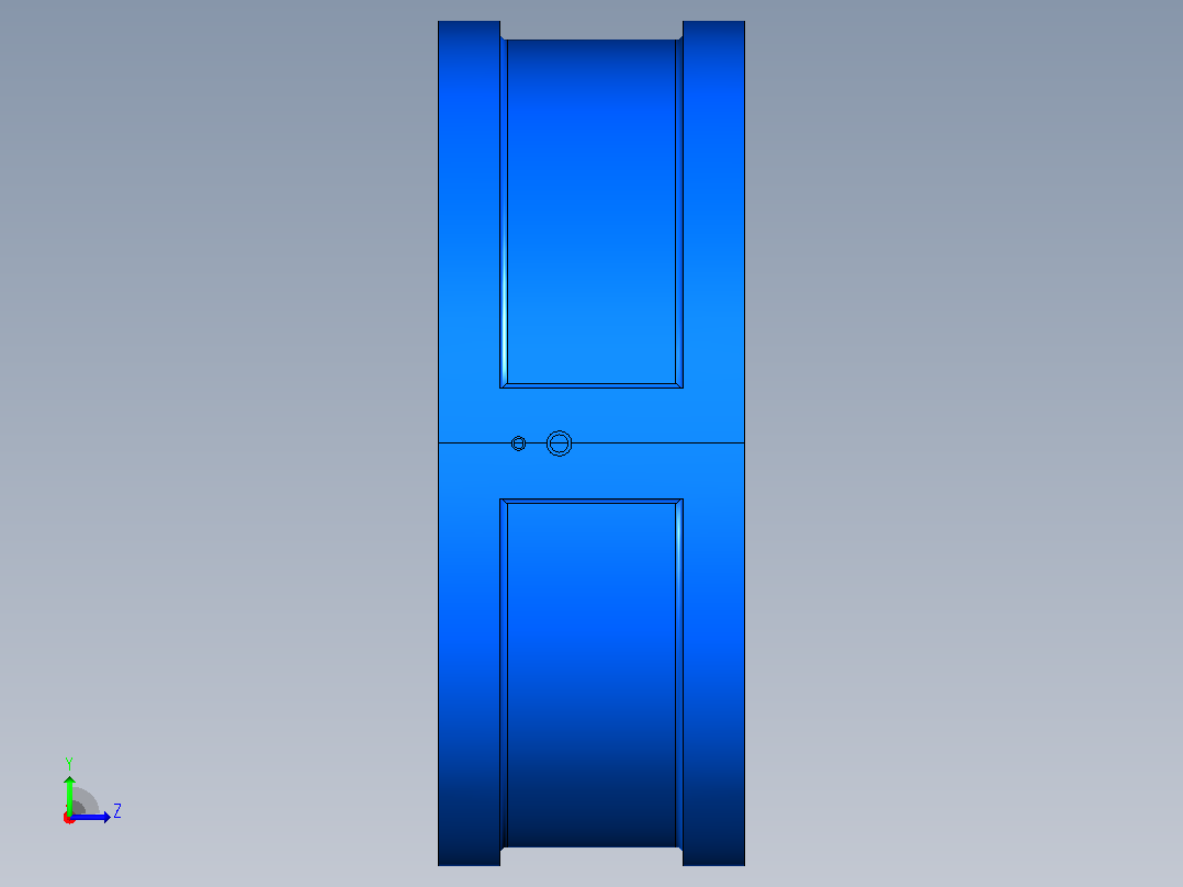 H71H╱Y╱F-PN1.6(HWF6)对夹式止回阀[H71H╱Y╱F-PN1.6(HWF6)]900左视图