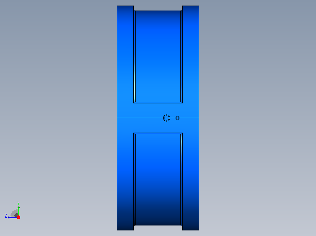 H71H╱Y╱F-PN1.6(HWF6)对夹式止回阀[H71H╱Y╱F-PN1.6(HWF6)]900右视图