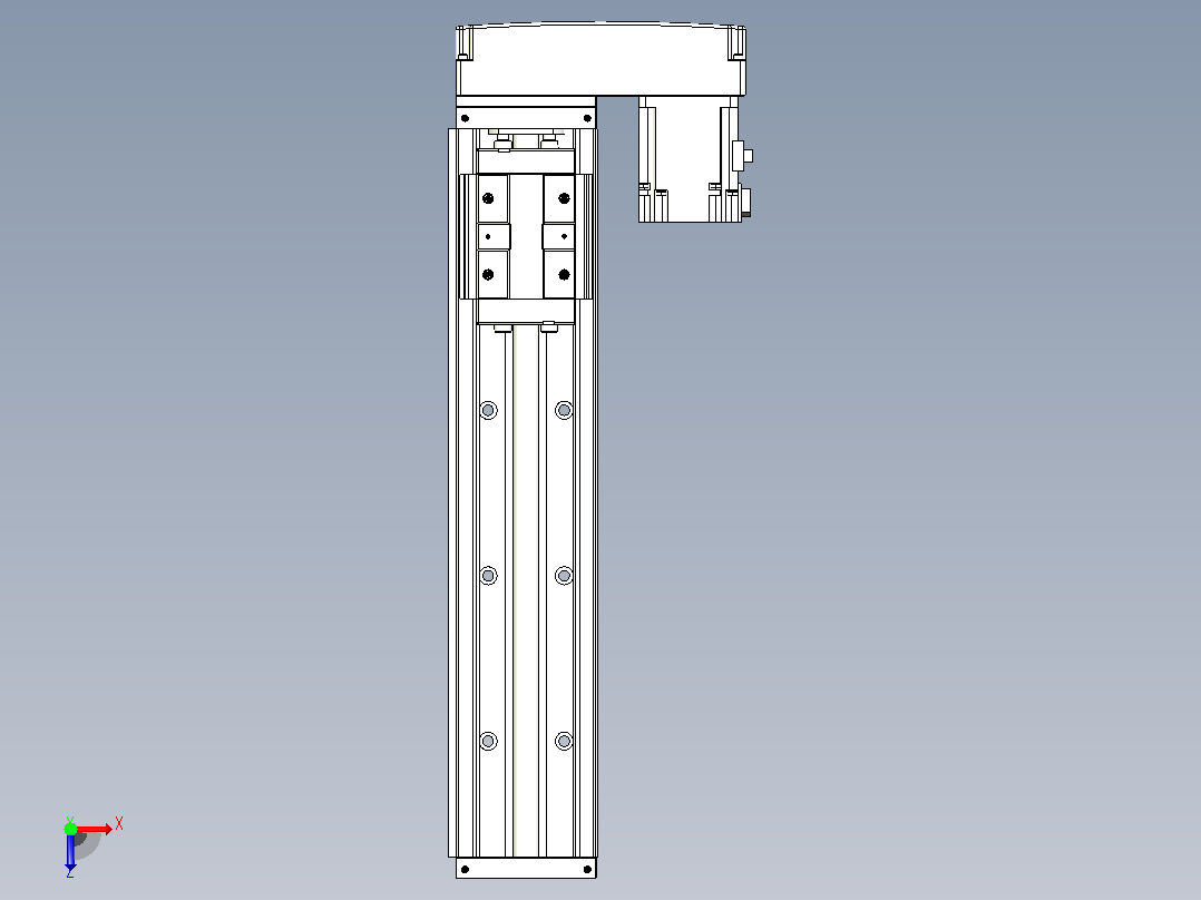 钢基模组TPA-KSR-8610C-440A1-MR-H0S0俯视图