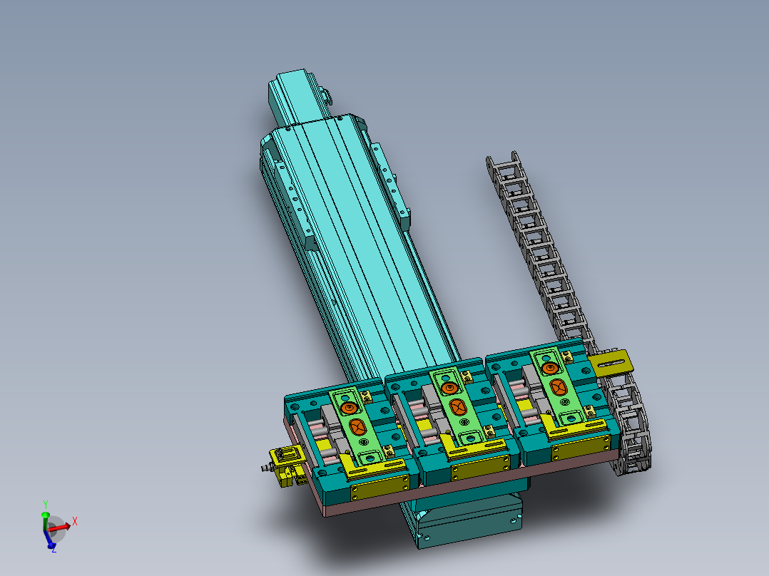 多工位自动张开夹紧治具