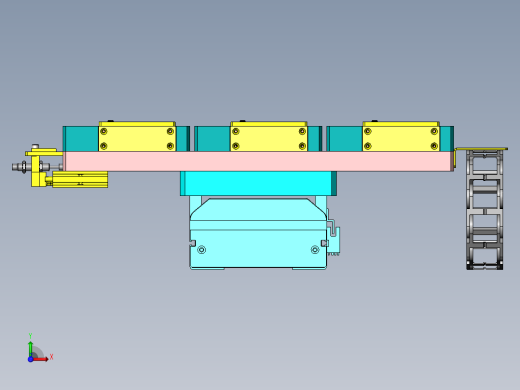 多工位自动张开夹紧治具前视缩略图
