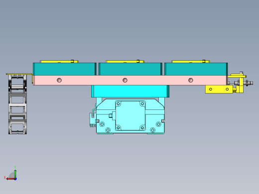 多工位自动张开夹紧治具后视缩略图