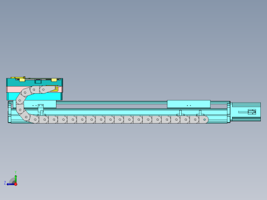 多工位自动张开夹紧治具右视缩略图