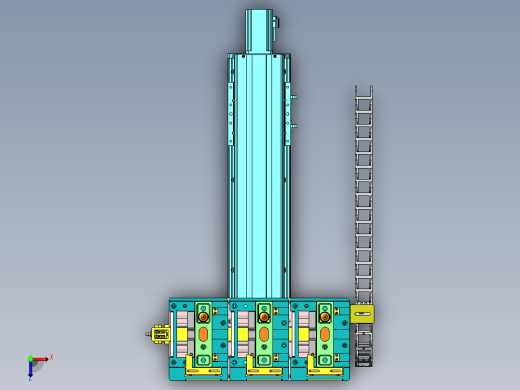 多工位自动张开夹紧治具俯视缩略图