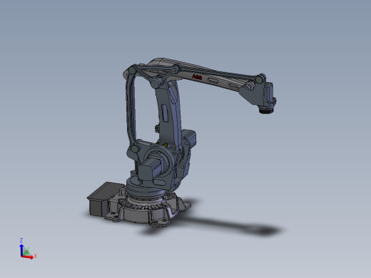 ABB IRB 460高速码垛机器人3D图纸