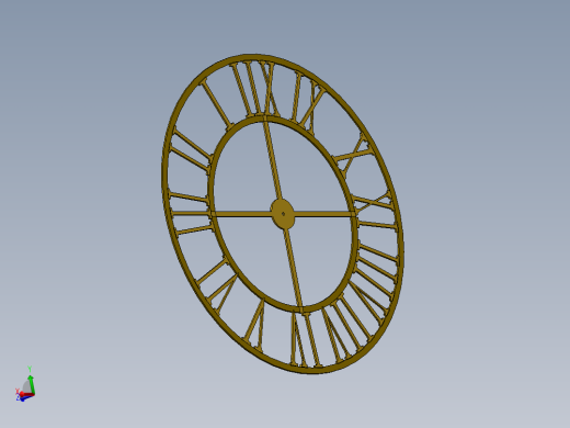 solidworks 复古时钟