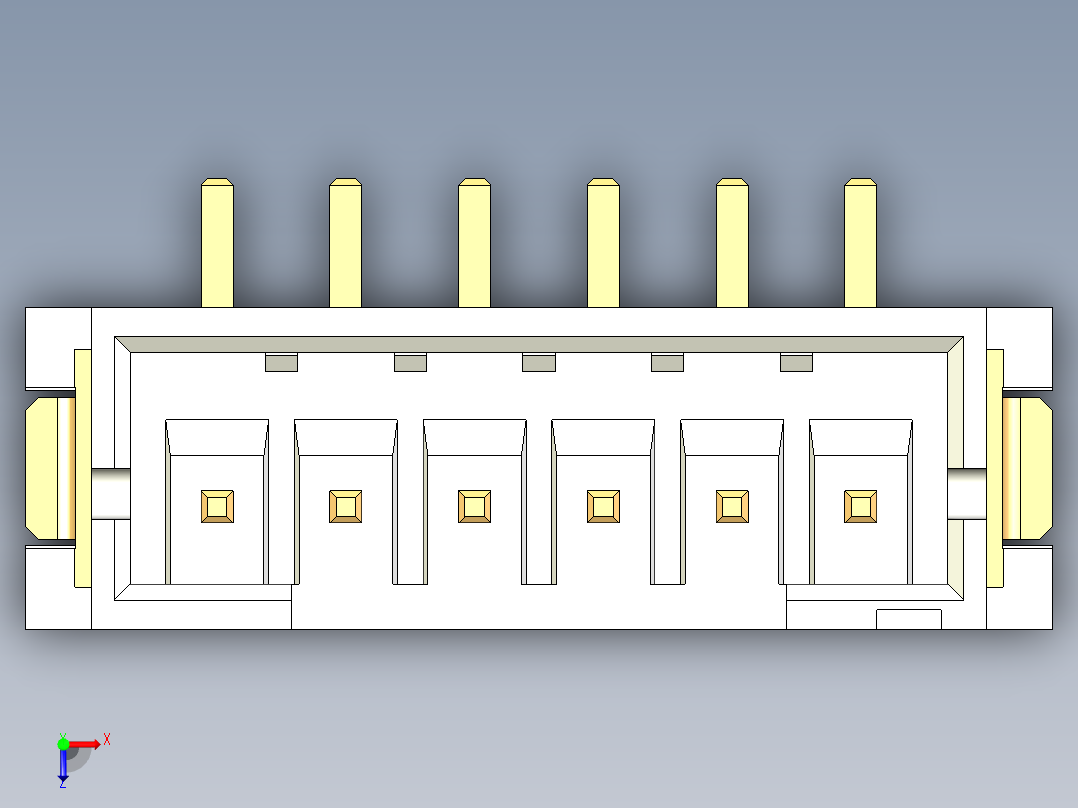 JST-B6B-PH-SM4-TB俯视图