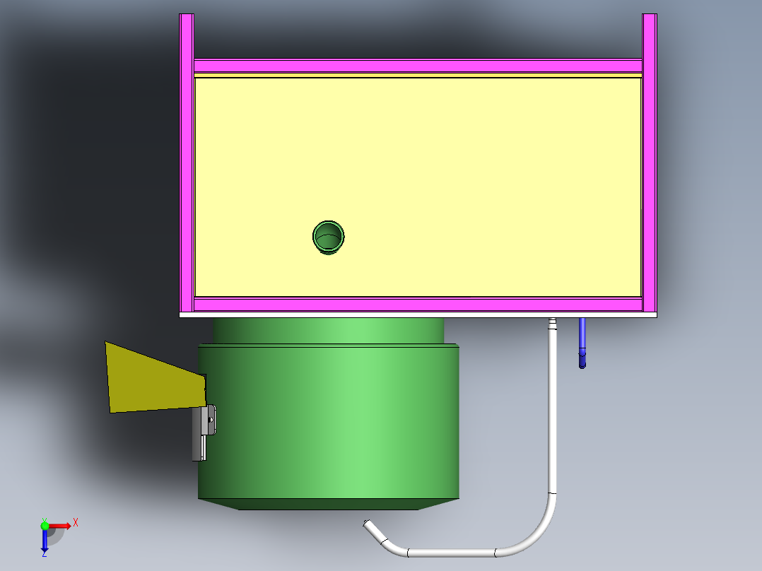 Q131-土豆扒皮机的设计【三维SolidWorks】+PPT+开题俯视图