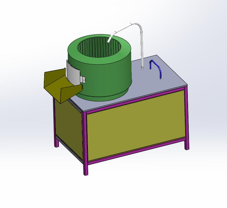 Q131-土豆扒皮机的设计【三维SolidWorks】+PPT+开题
