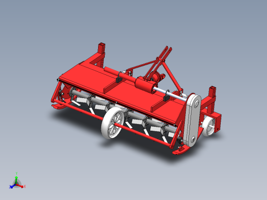 双垄单行藤蔓切碎机主视缩略图