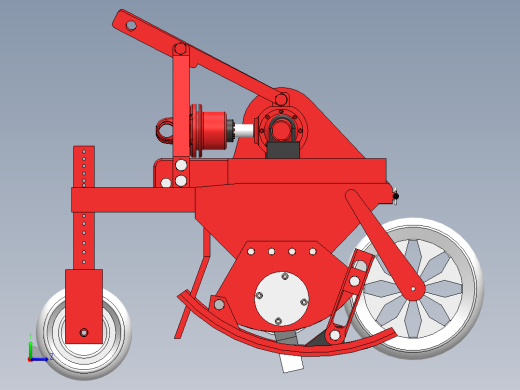 双垄单行藤蔓切碎机左视缩略图