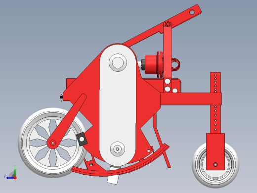 双垄单行藤蔓切碎机右视缩略图