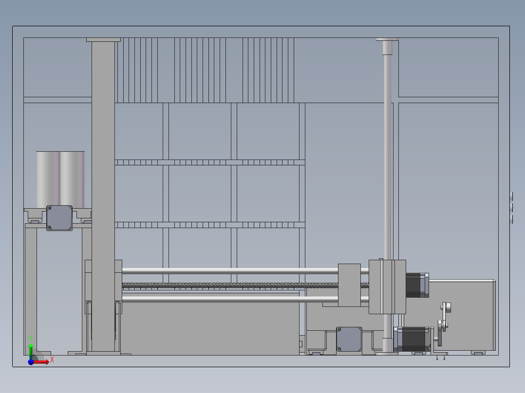 智能鞋柜前视图