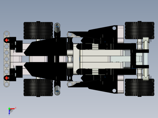 lego-technic-42046-getaway-racer.1-乐高玩具赛车俯视缩略图