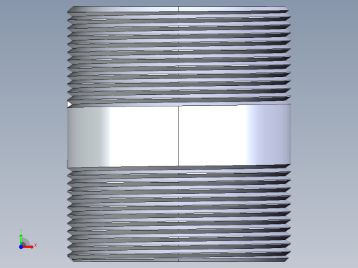 CPVC管件33-Sch80_Nipple_MPTxMPT_9861-341_3in x 4in前视缩略图