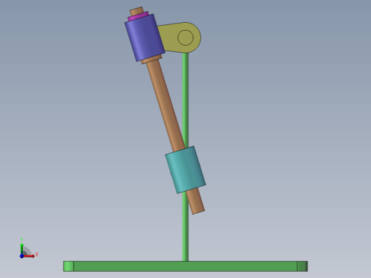 四连杆机构前视缩略图