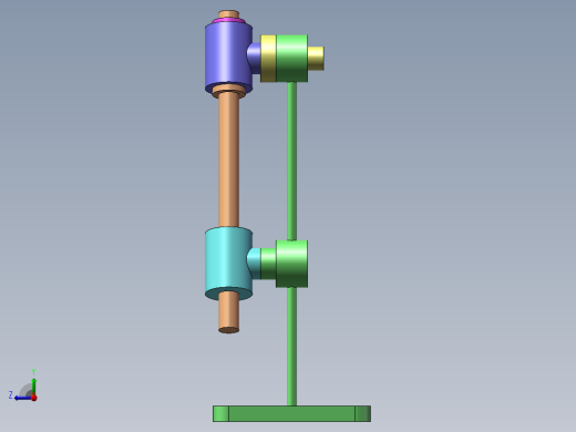 四连杆机构右视缩略图