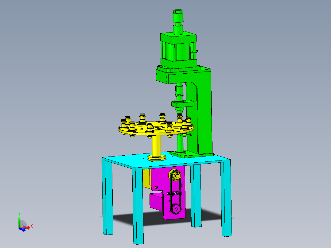 转盘式铆压机构_铆接机构==1567780==40