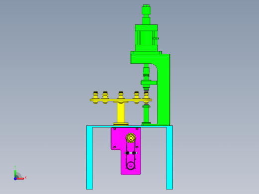 转盘式铆压机构_铆接机构==1567780==40前视缩略图