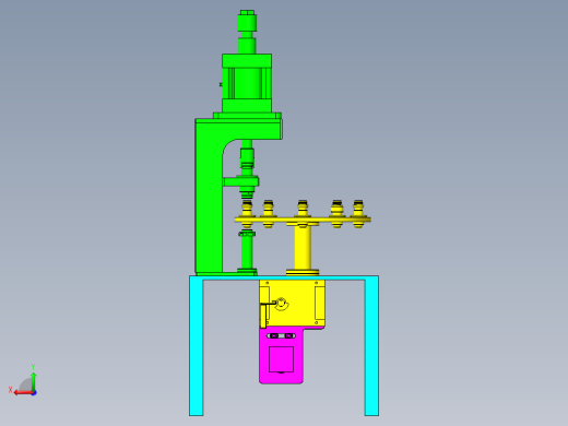 转盘式铆压机构_铆接机构==1567780==40后视缩略图
