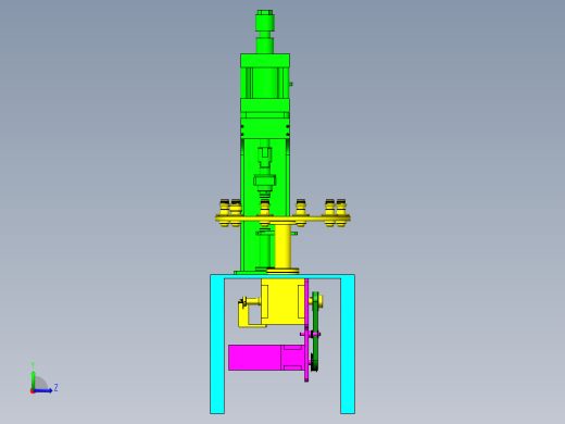 转盘式铆压机构_铆接机构==1567780==40左视缩略图