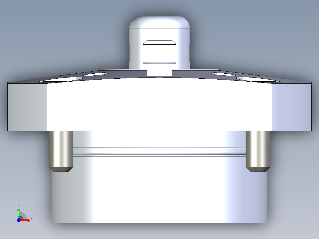 KOSMEKSFK3150-GN多系列多零件图纸模型前视图