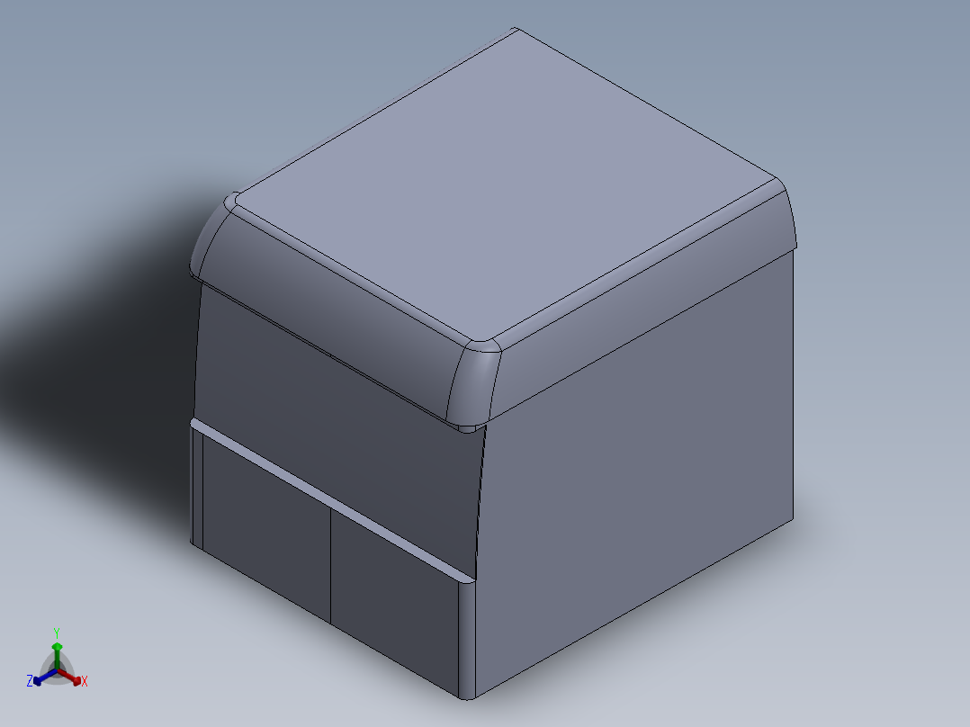 MERCEDES奔驰AXOR1840牵引车卡车正等轴测图