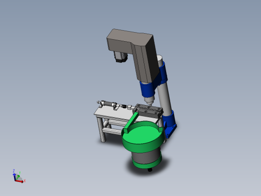 伺服攻丝机SW三维图 620146==100