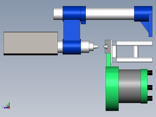 伺服攻丝机SW三维图右视缩略图