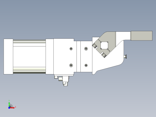 德克斯TUNKERS气缸数模V2 63.1 A12 T12 45~105_GRAD前视缩略图