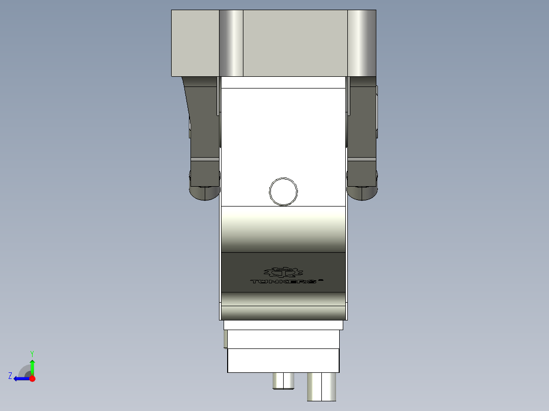 德克斯TUNKERS气缸数模V2 63.1 A12 T12 45~105_GRAD右视图