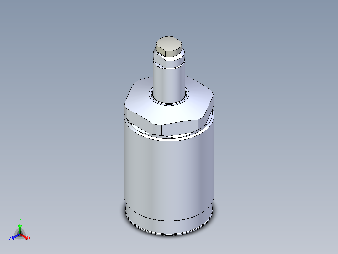 KOSMEKLD0452-EQ多系列多零件图纸模型主视图