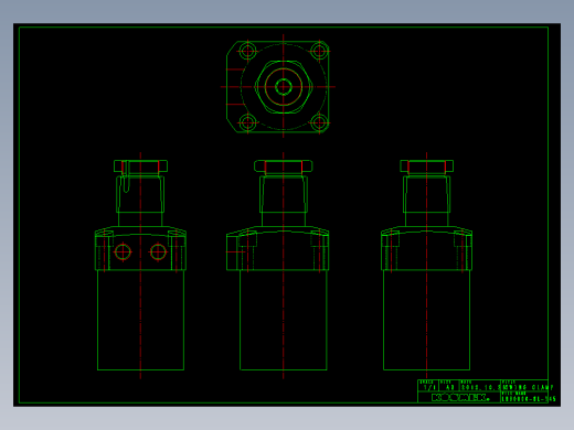 LHS0900-SL-Y45多系列多零件图纸模型