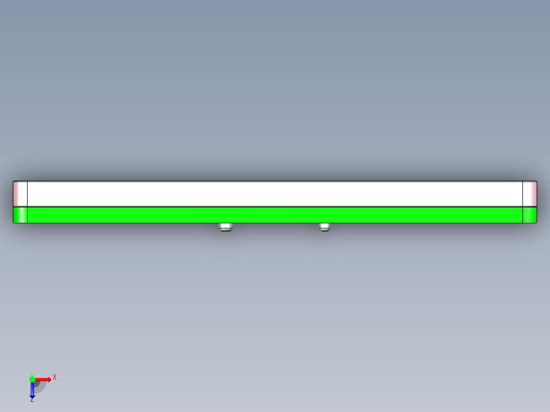 UX305-C笔记本CNC工装夹具三维模型-DAMO俯视图