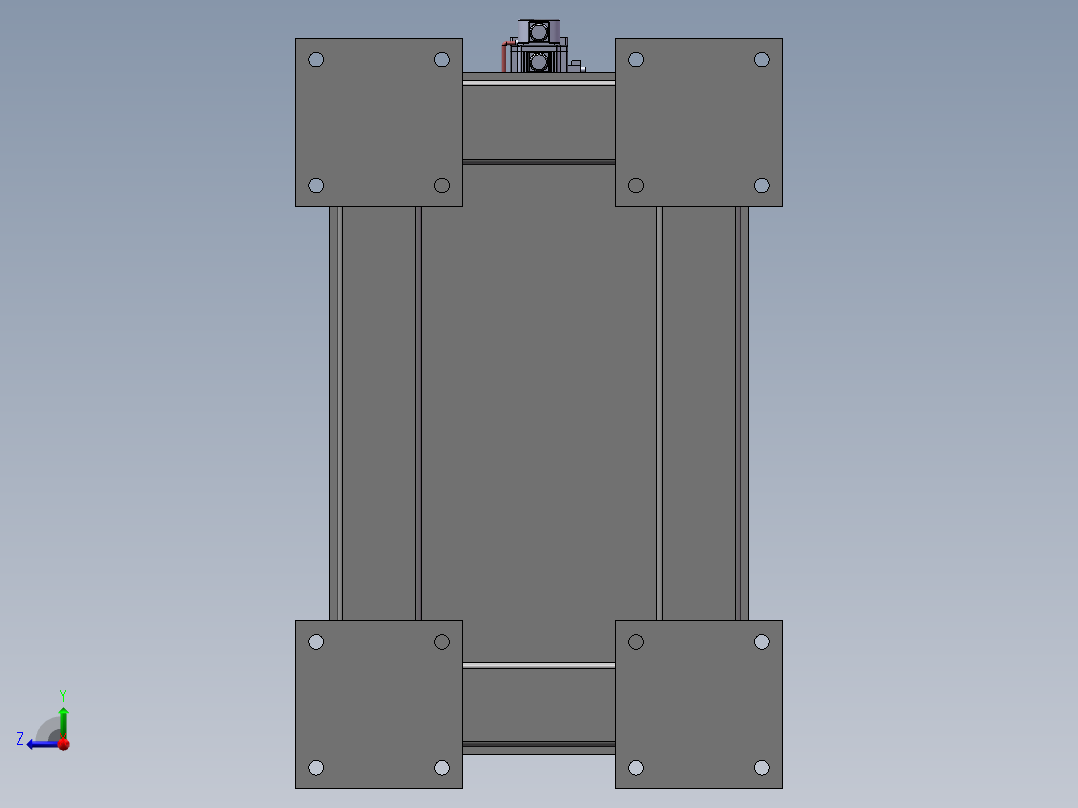 小型卧式车床sw18可编辑右视图