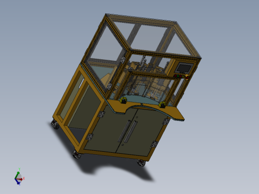 自动锁垫片机（sw18可编辑+工程图+BOM）