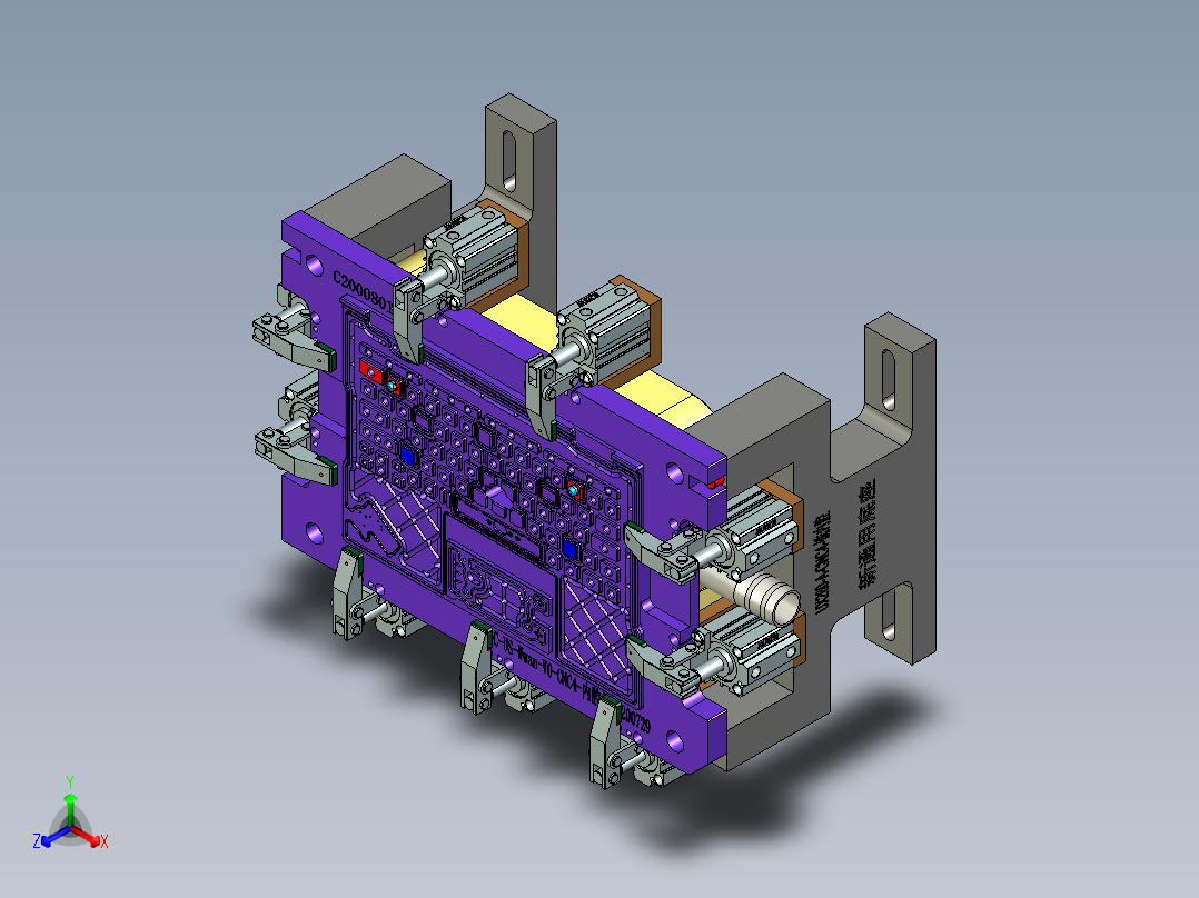 X1-C-US-笔记本CNC工装夹具三维模型WWAN-V0-CNC4-内腔加工-200831