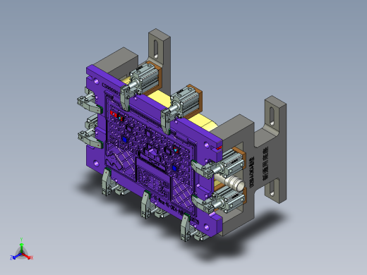 X1-C-US-笔记本CNC工装夹具三维模型WWAN-V0-CNC4-内腔加工-200831