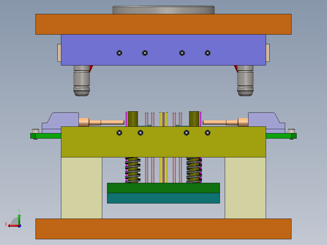 注塑模具、模具(67)后视图