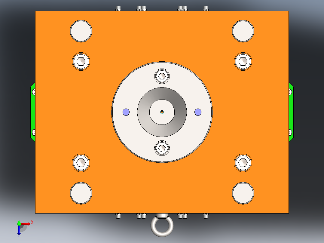 注塑模具、模具(67)俯视图