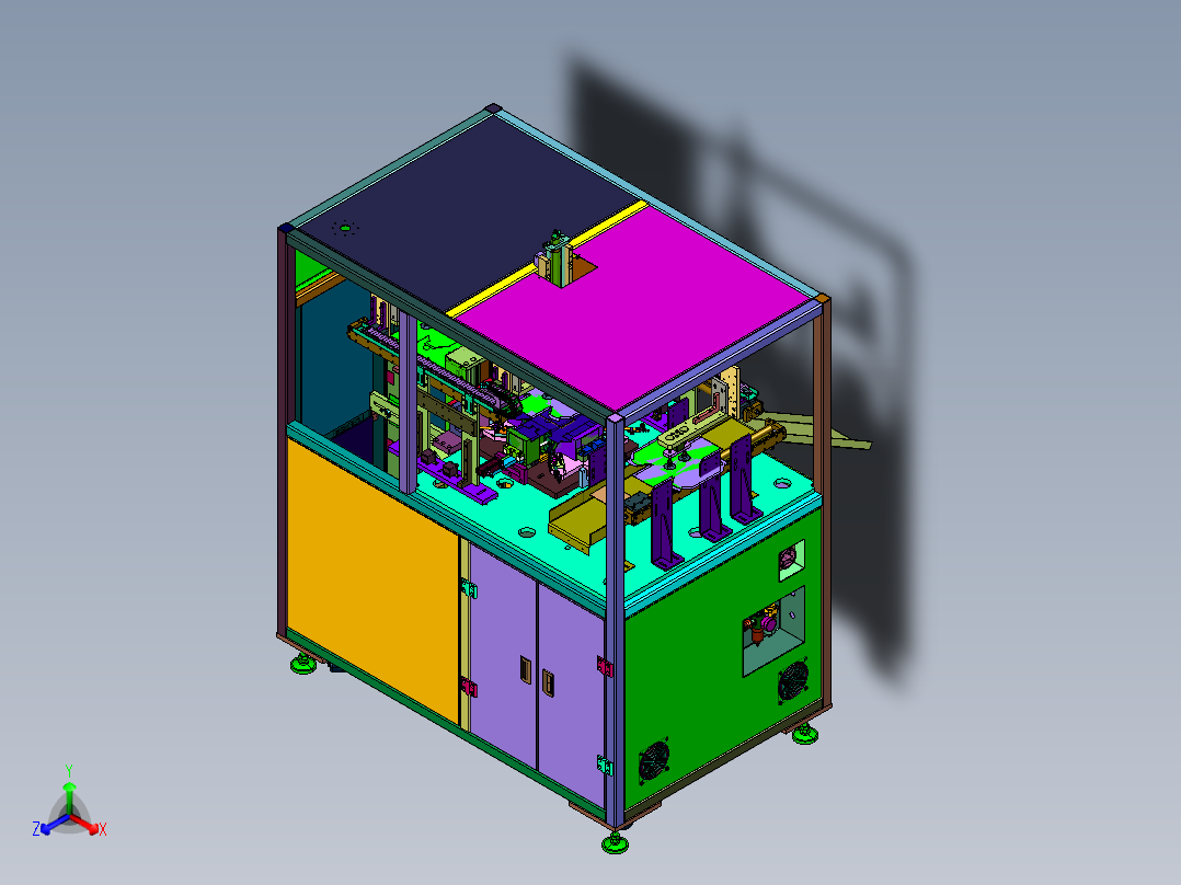 工业包装流水线折盒机