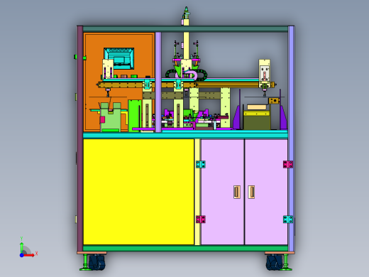 工业包装流水线折盒机前视缩略图