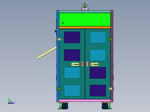 工业包装流水线折盒机左视缩略图