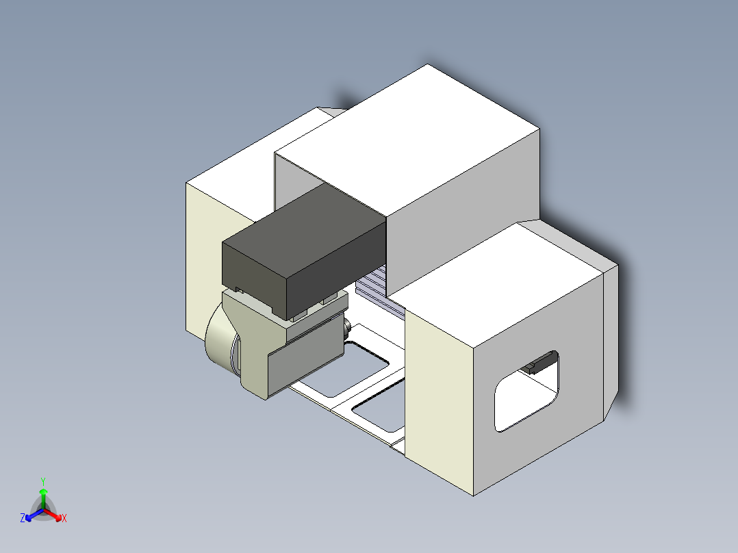 B3004048-数控铣床 - 机构开启关闭门